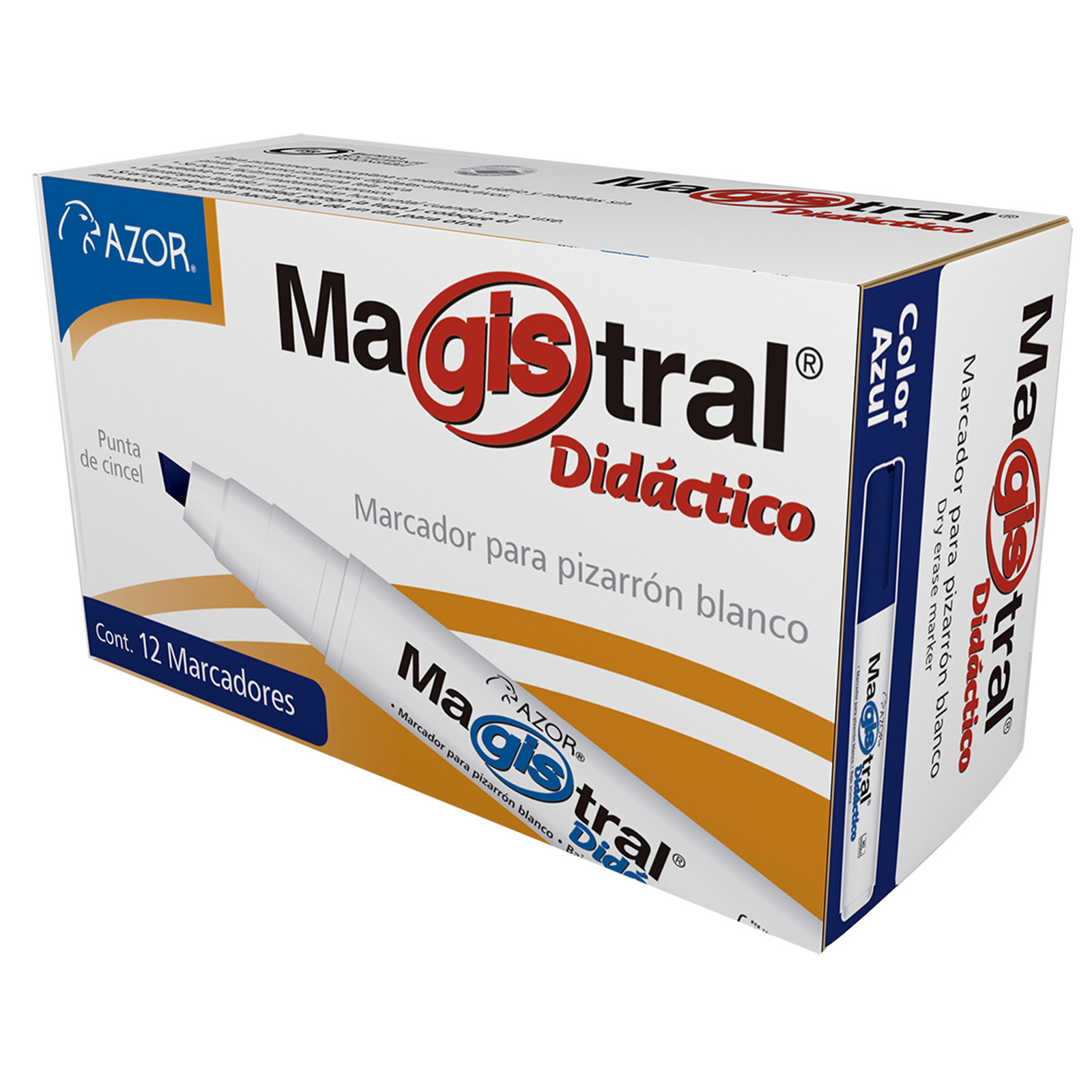 MARCADOR BORRABLE MAGISTRAL DIDCTICO AZUL