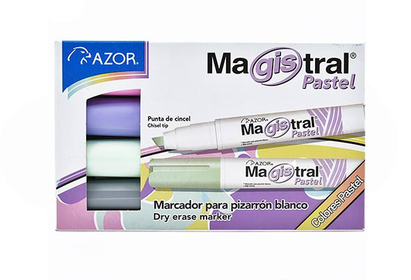 MARCADOR B. MAGISTRAL PASTEL X 4