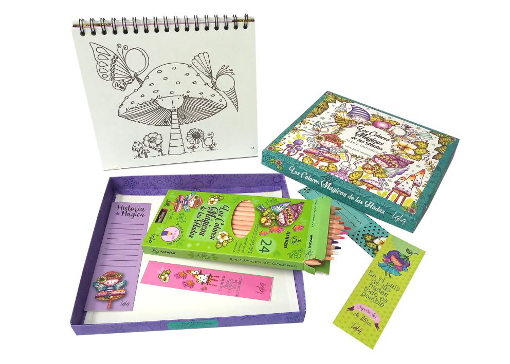 KIT LIBRO HADAS COLOR ECOLOGICO